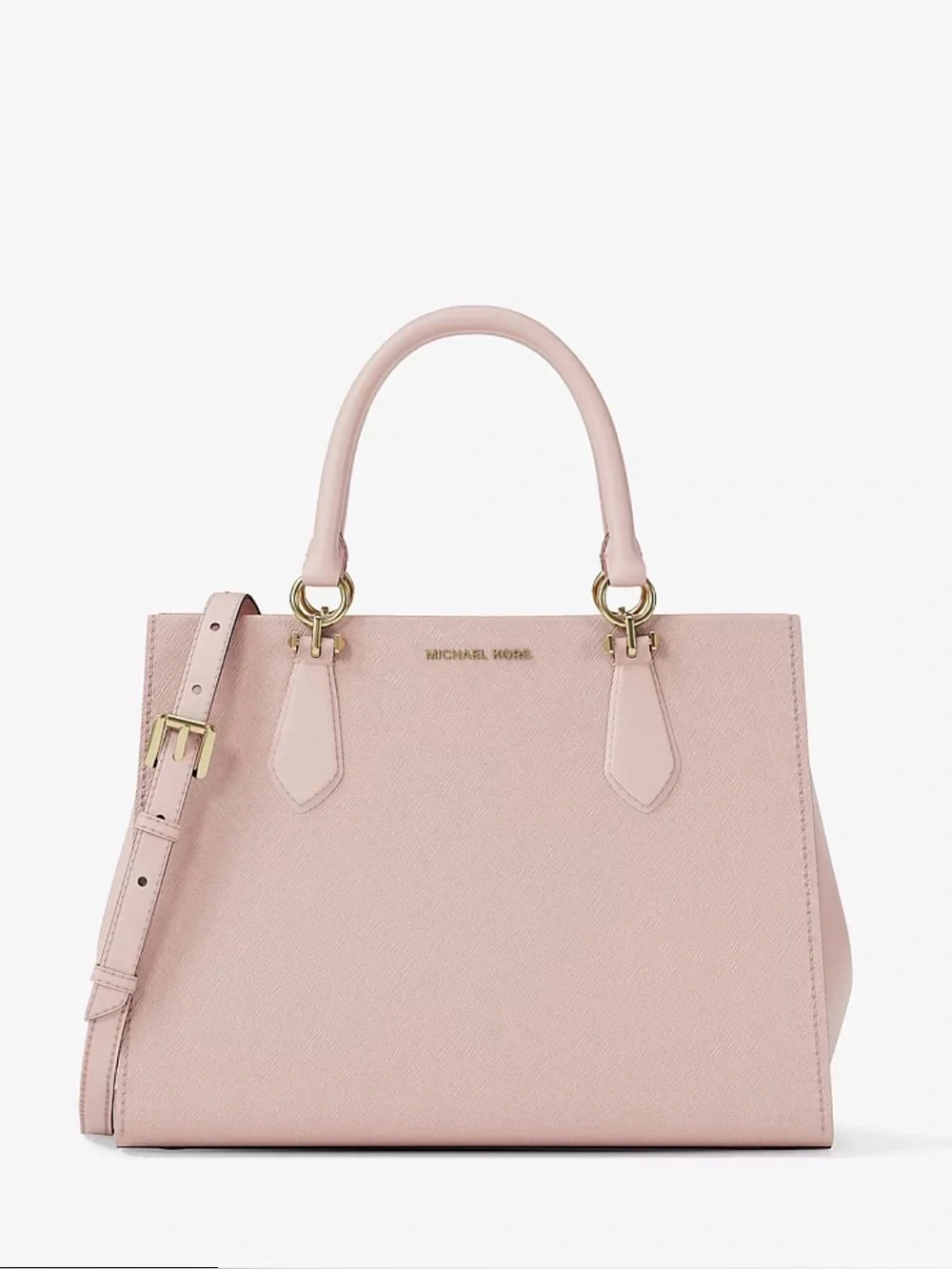 Marilyn Medium Saffiano Leather Satchel